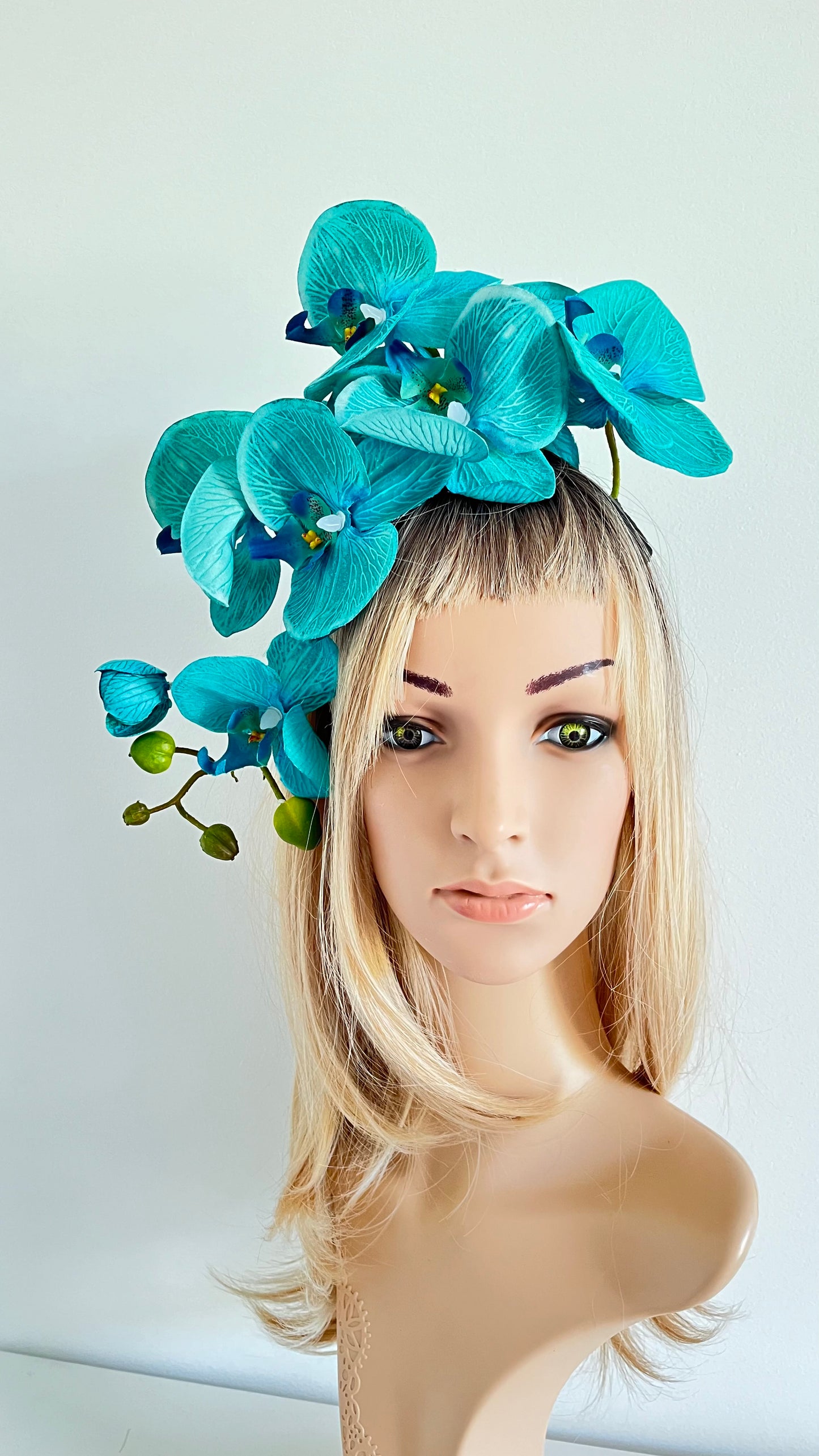 Blue Orchid Flower Crown