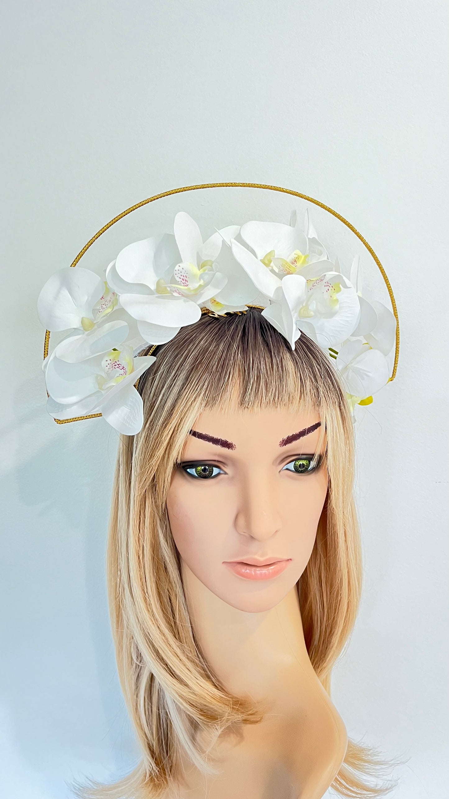 White Halo Fascinator