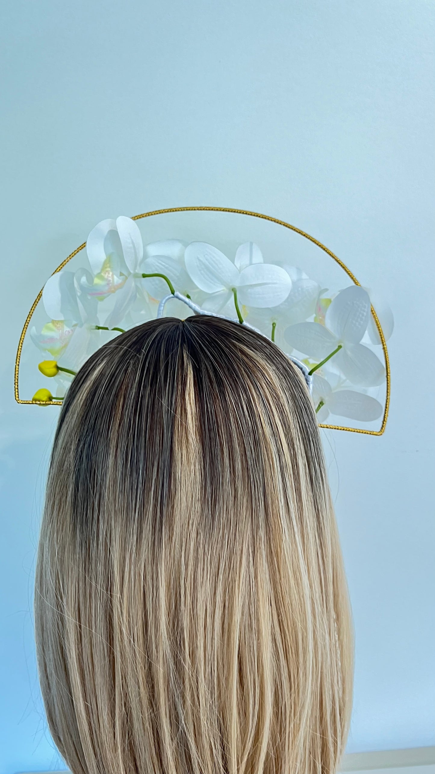 White Halo Fascinator