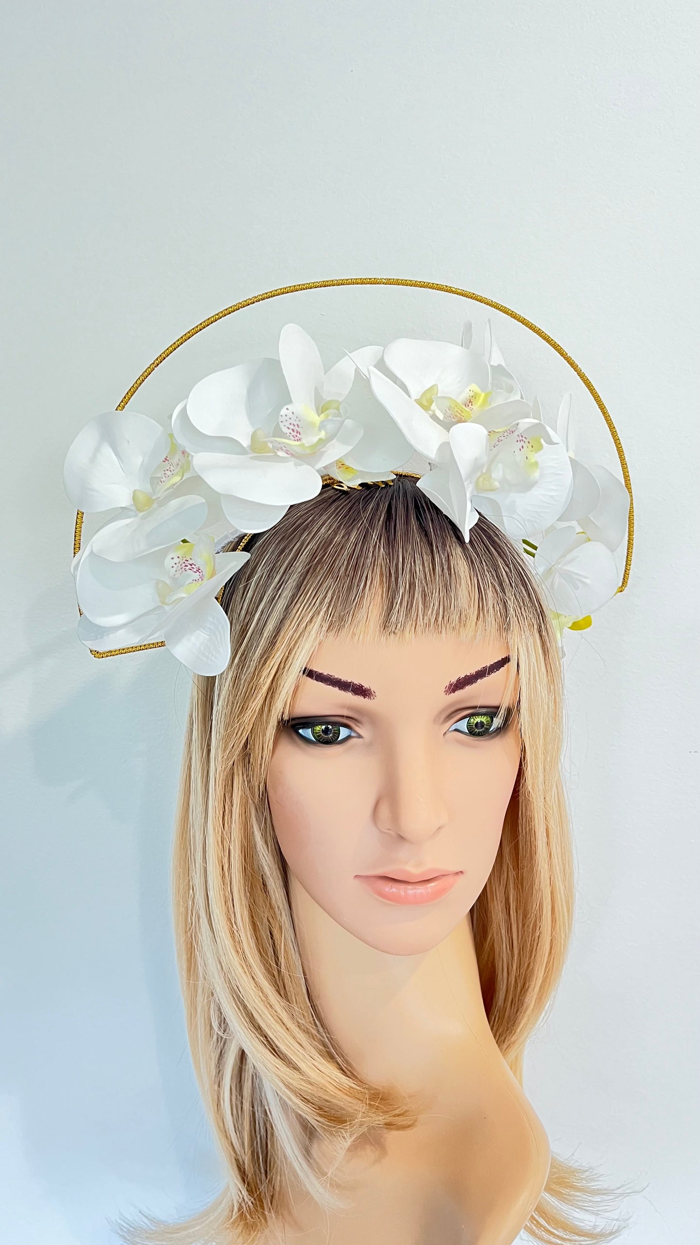 White Halo Fascinator