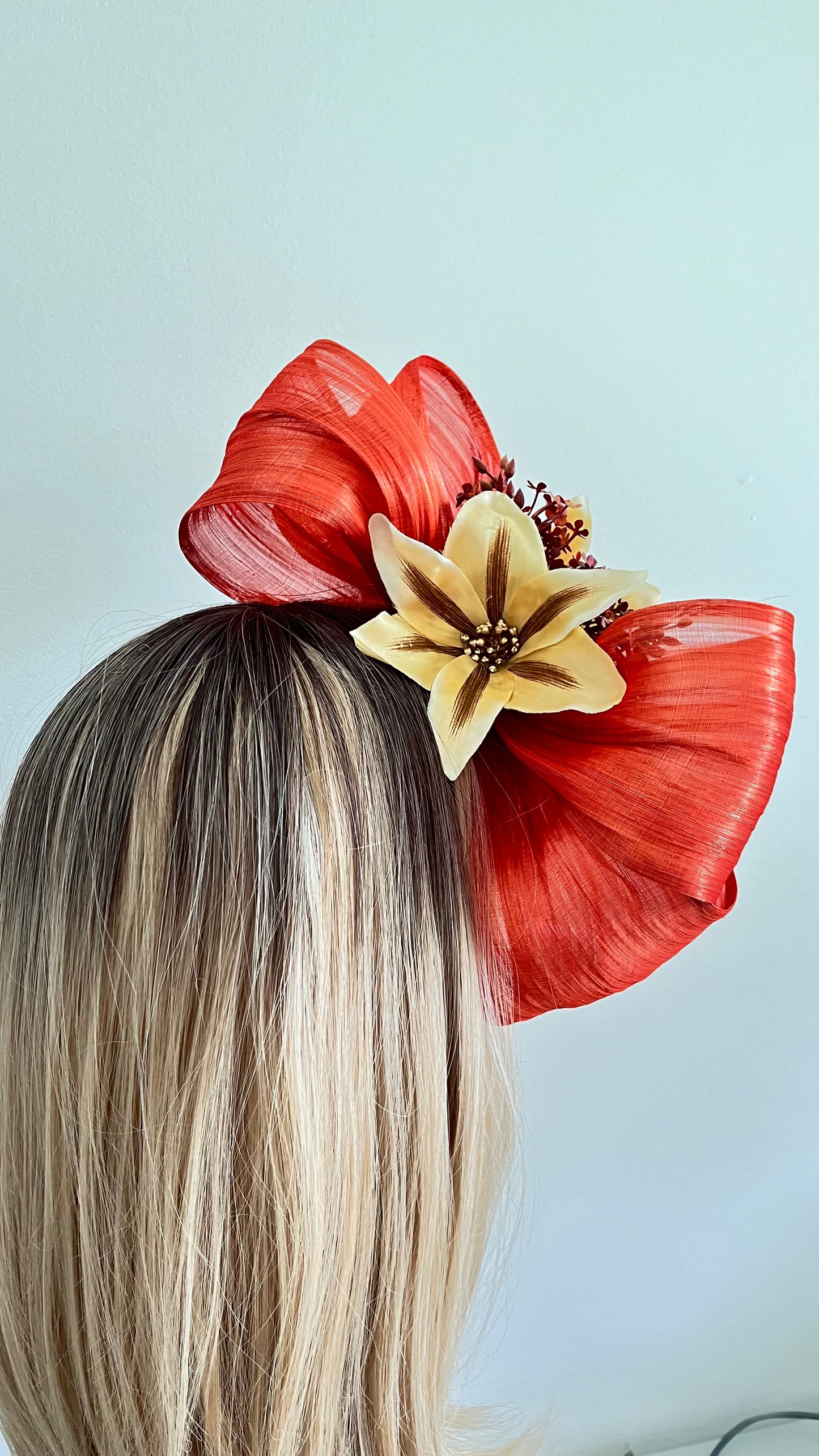 Orange & Yellow Fascinator