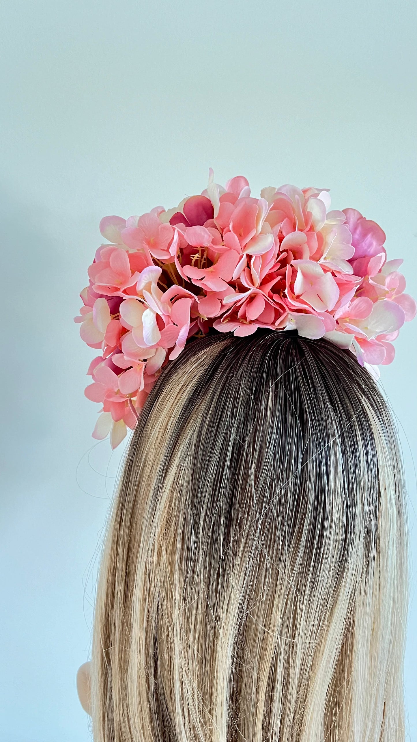 z-Sold Pink Peonies Flower Crown