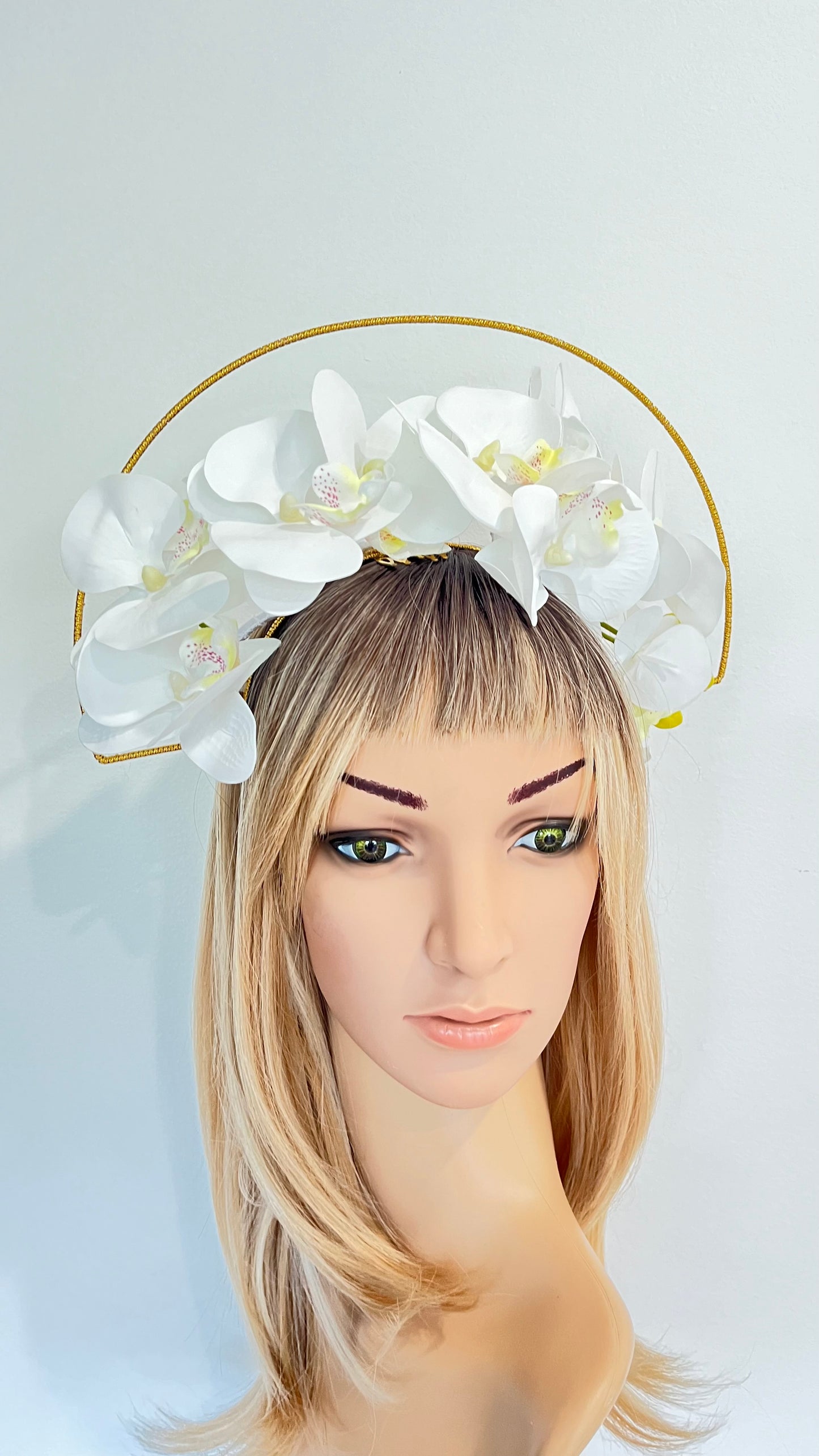 White Halo Fascinator