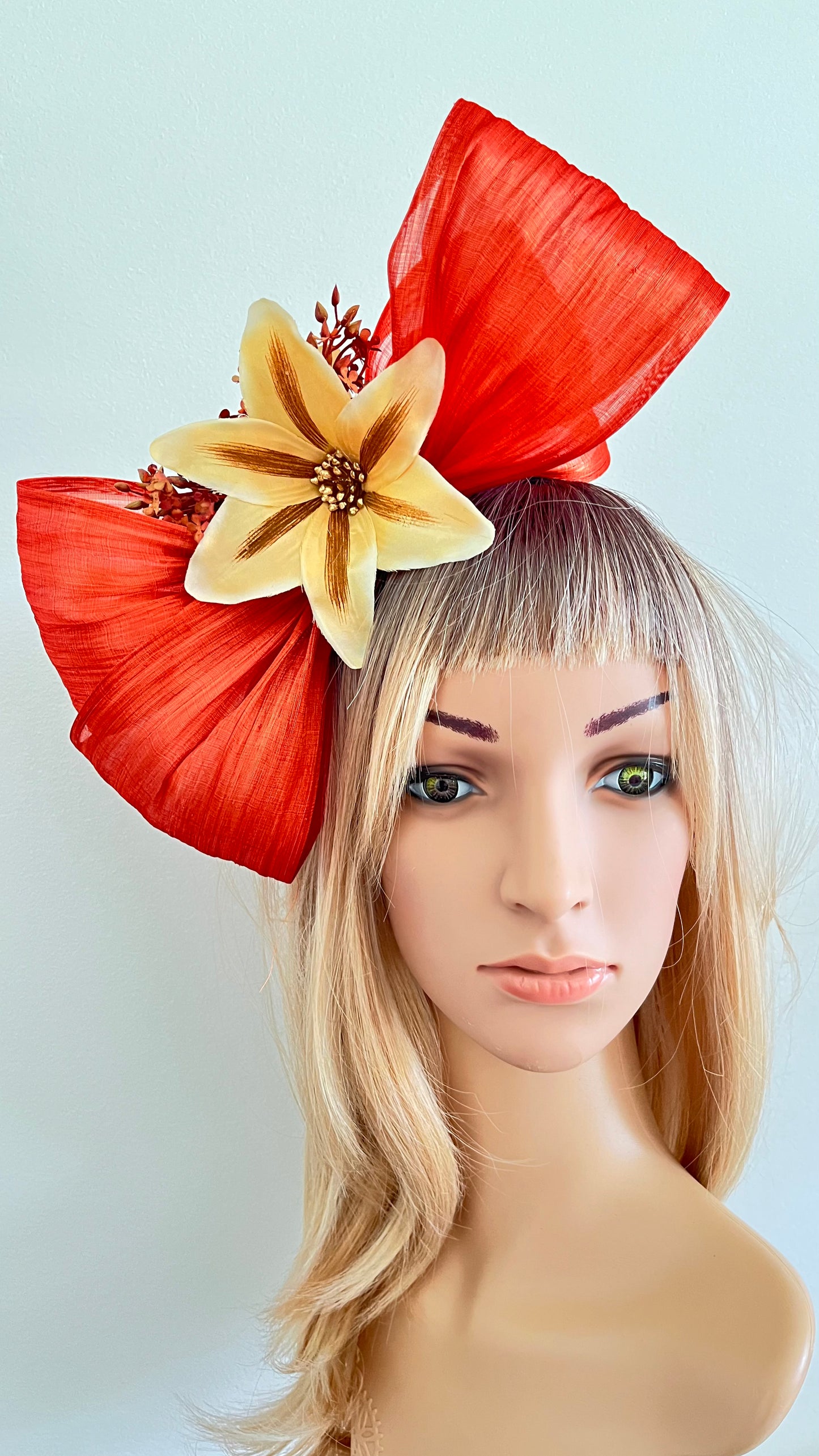 Orange & Yellow Fascinator