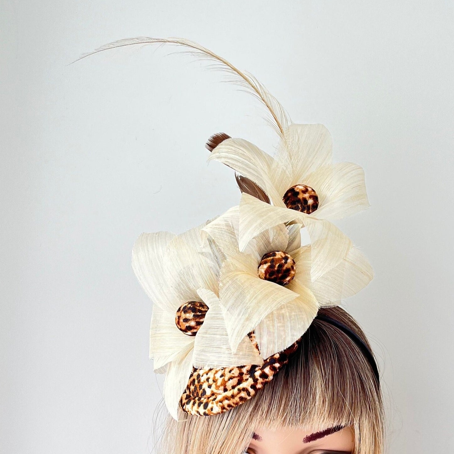 Leopard Animal Print Fascinator